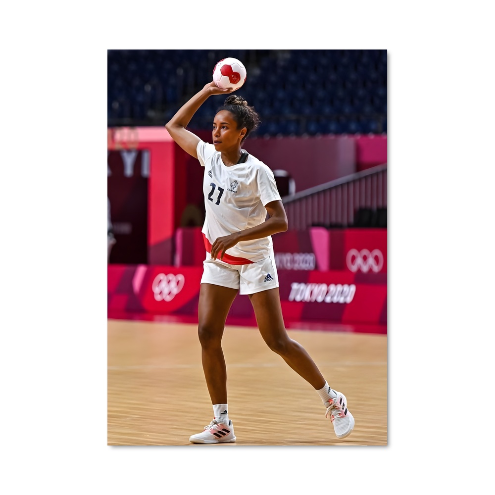 Poster Estelle nze – affiche Handball